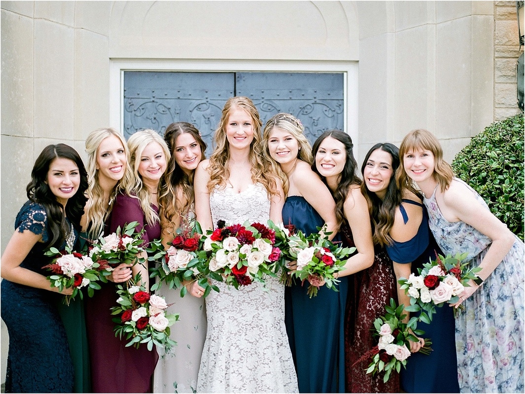 fort worth bride and bridesmaids